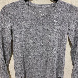 Abercrombie kids long sleeve shirt grey